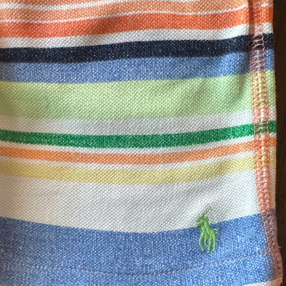 Ralph Lauren Kids Multicolor Striped Pull-On Shorts - Picture 3 of 3